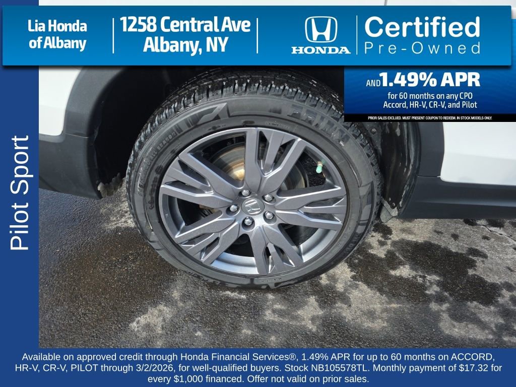 Certified 2022 Honda Pilot Sport image 9