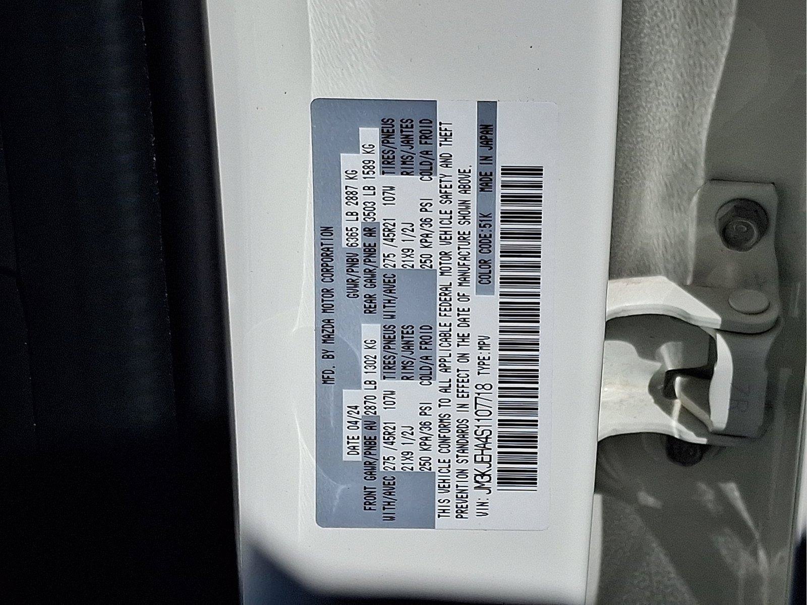 Used 2025 MAZDA CX-70 Plug-In Hybrid w/ Premium Plus AWD/4WD image 25