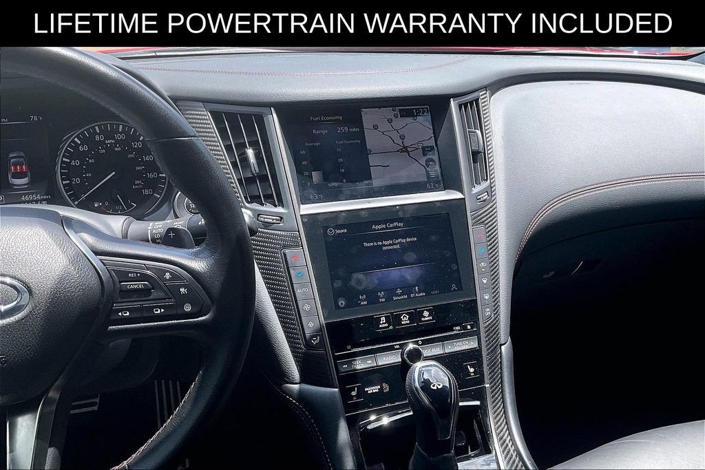 Certified 2024 INFINITI Q50 Red Sport 400 w/ Carbon Fiber Package AWD/4WD image 8