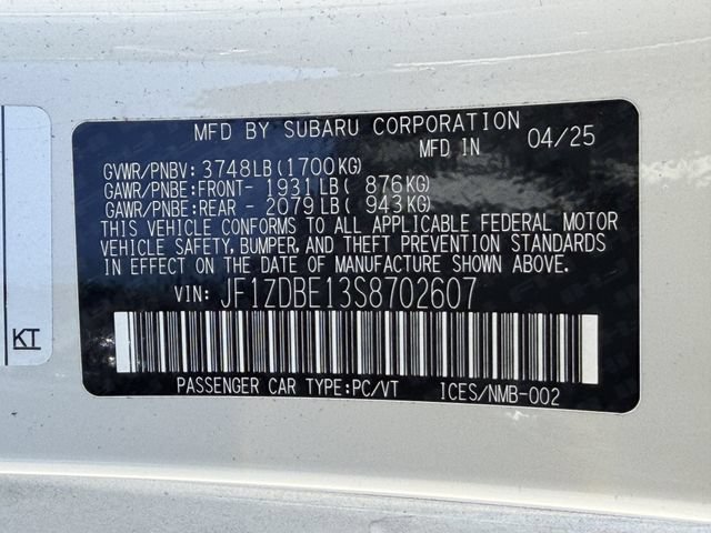 Used 2025 Subaru BRZ Limited RWD image 27