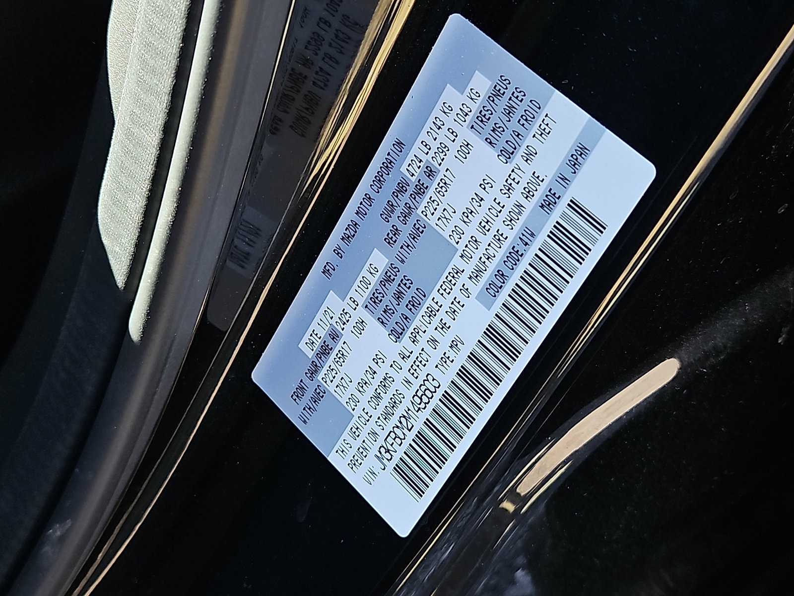 Used 2021 MAZDA CX-5 Touring image 26