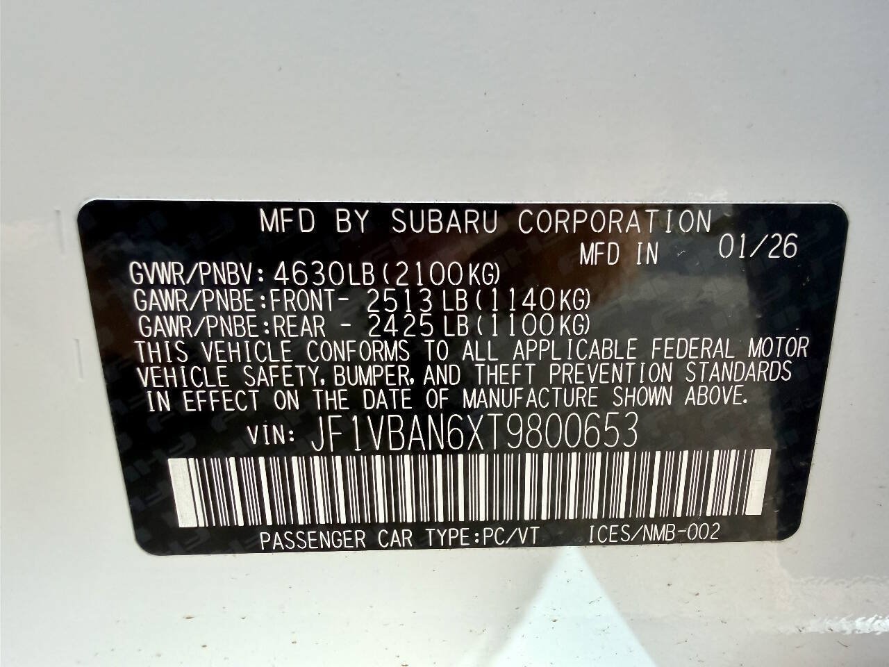 Used 2026 Subaru WRX Limited AWD/4WD image 49