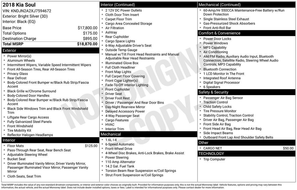 Used 2018 Kia Soul FWD image 9