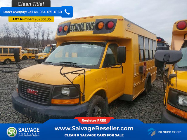 Used 2009 GMC Savana 3500 w/ School Bus Package RWD image 3