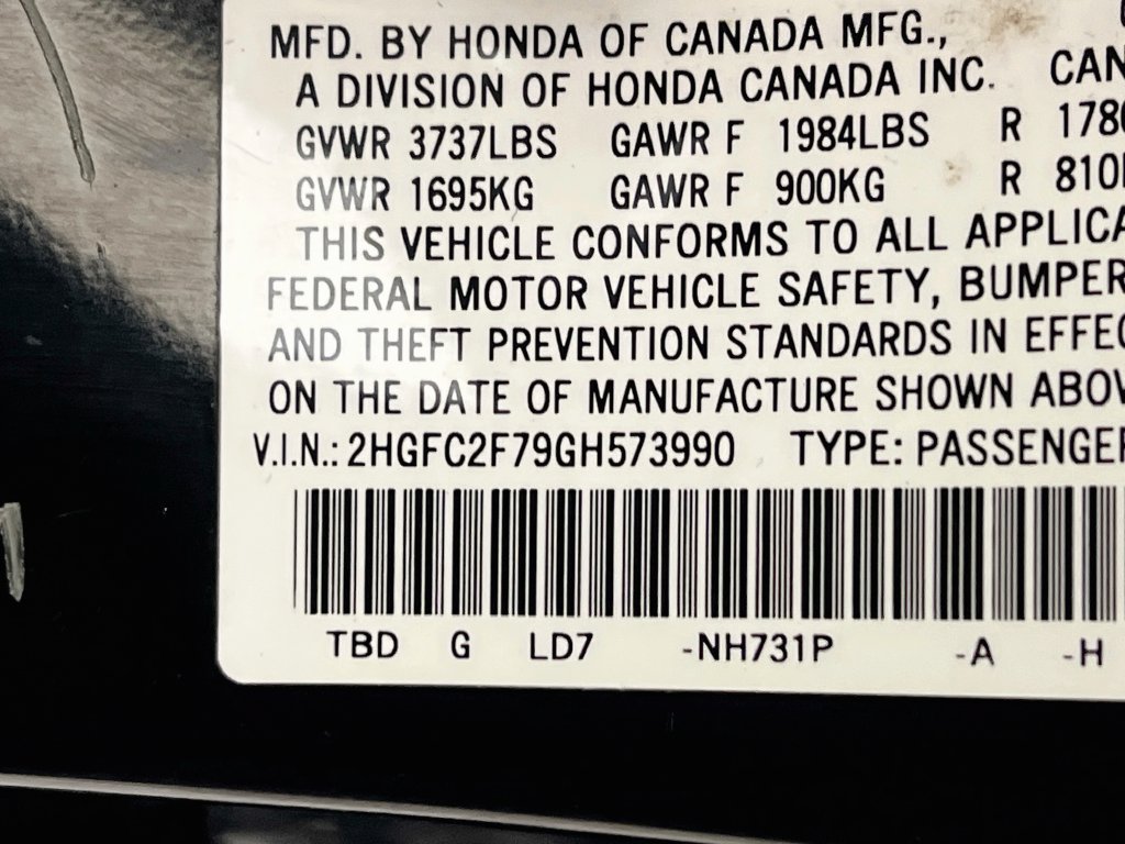Used 2016 Honda Civic EX image 29