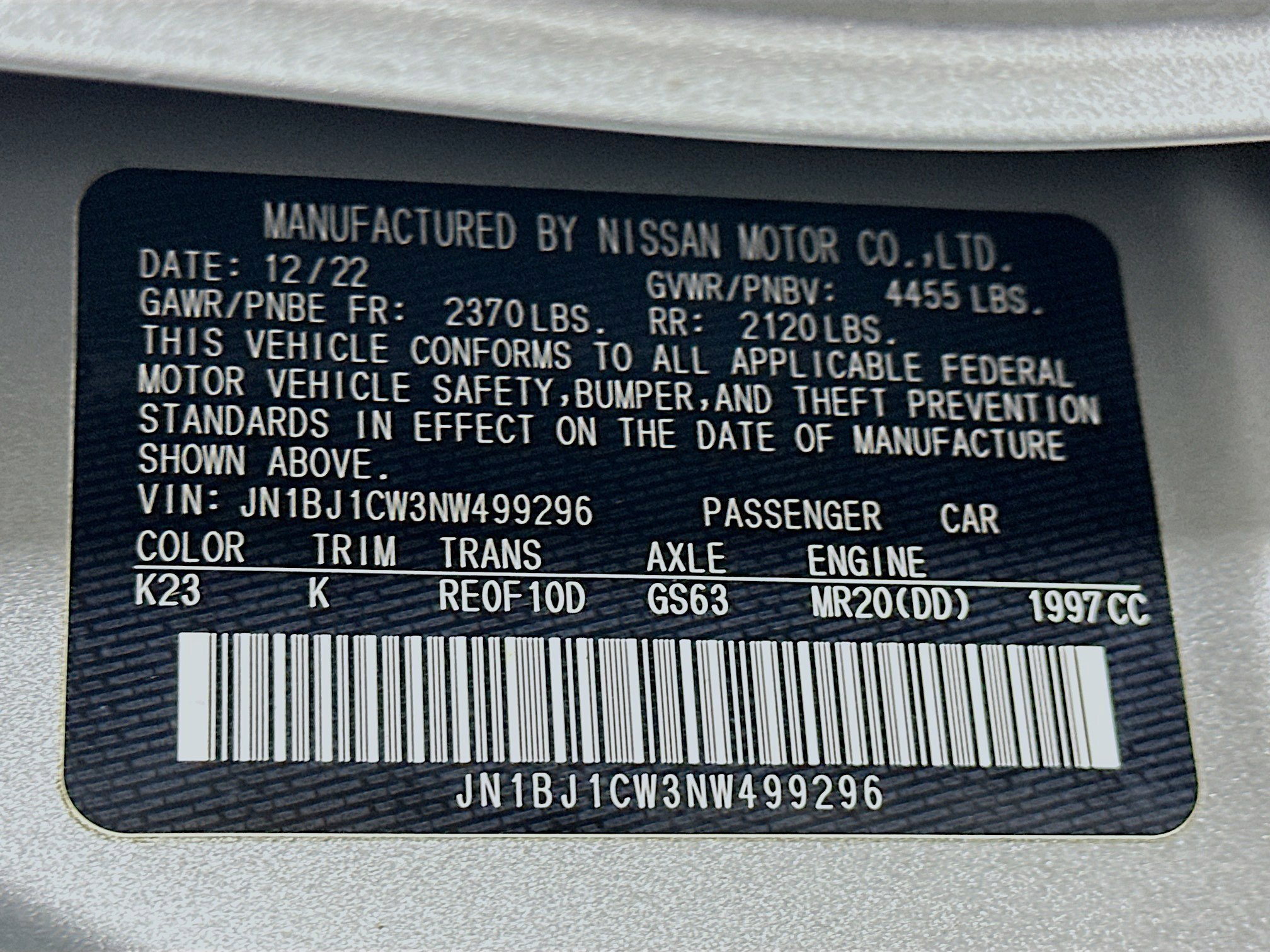 Used 2022 Nissan Rogue Sport SL image 12