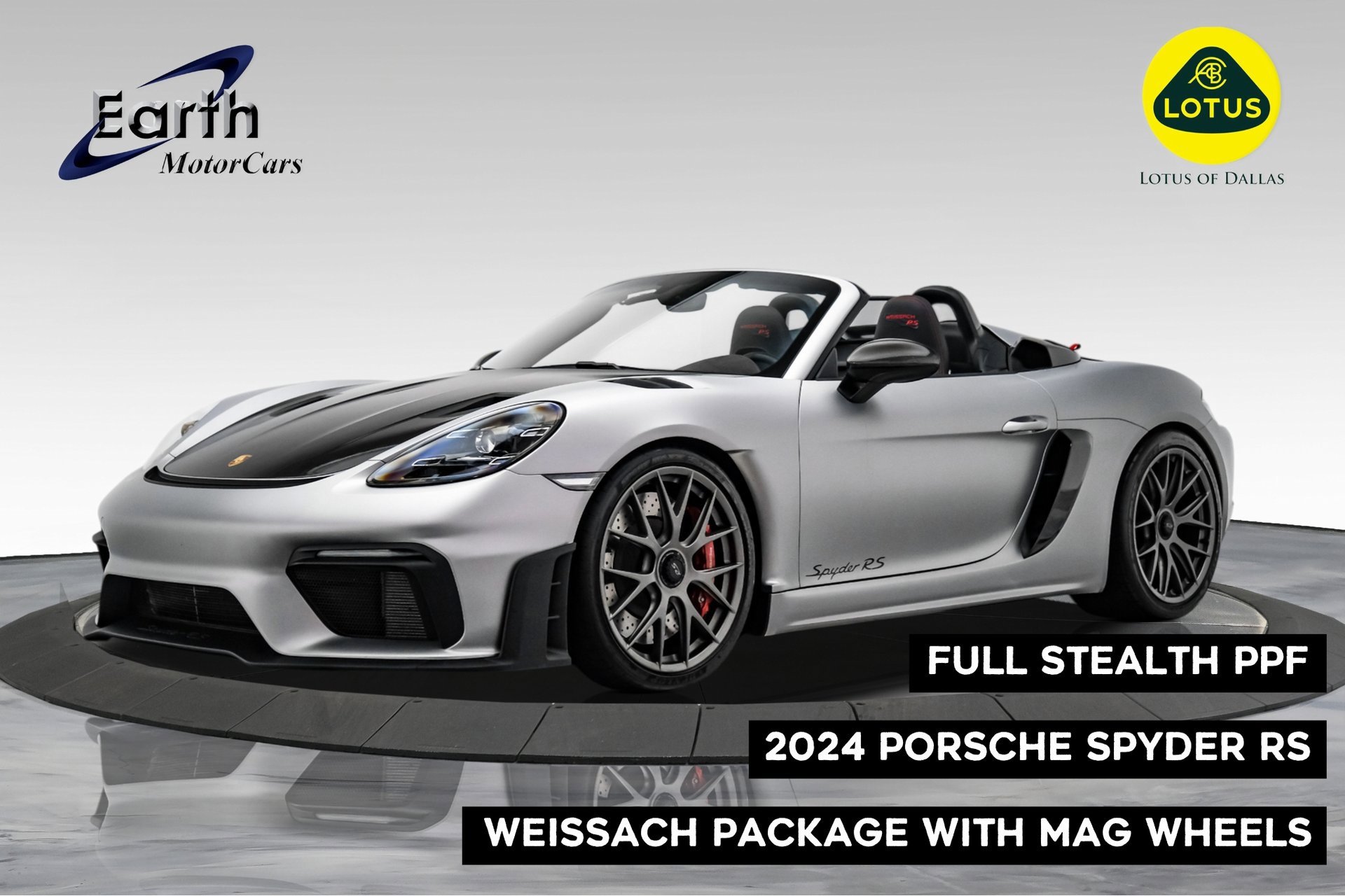 Used 2024 Porsche 718 Boxster Spyder RS