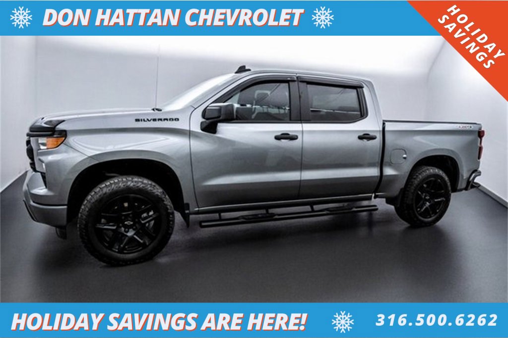 Used 2024 Chevrolet Silverado 1500 Custom w/ LPO, Dark Essentials Package image 2