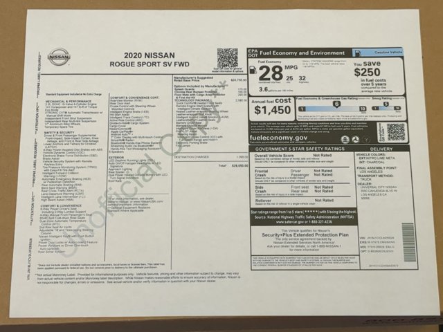 Used 2020 Nissan Rogue Sport SV w/ Technology Package FWD image 25