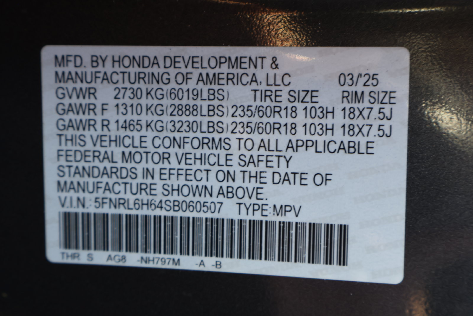 Used 2025 Honda Odyssey EX-L image 30