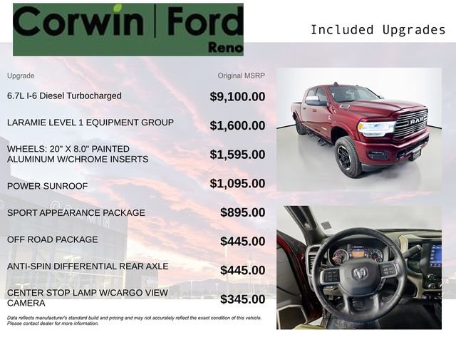 Used 2019 RAM 2500 Laramie AWD/4WD image 3
