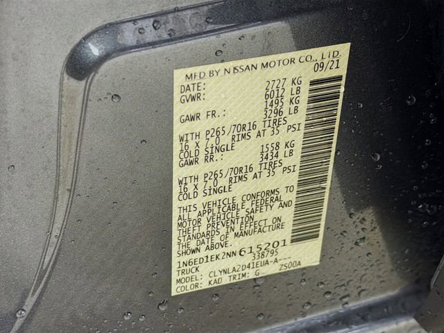 Used 2022 Nissan Frontier S w/ Technology Package image 34