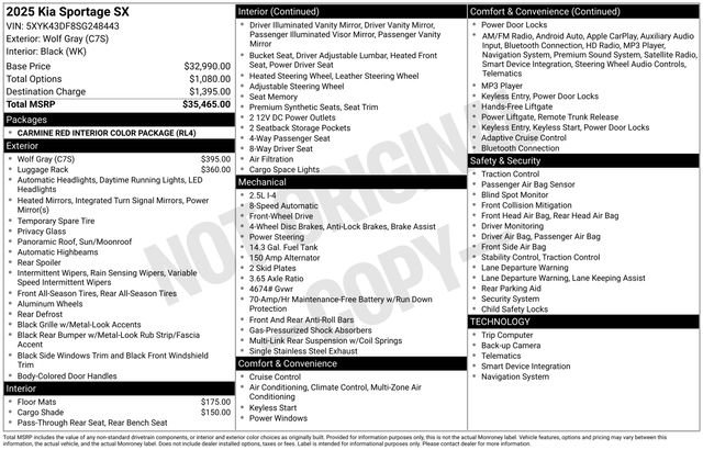 Certified 2025 Kia Sportage SX image 45