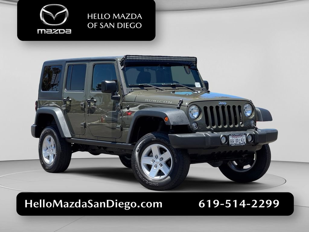 Used 2016 Jeep Wrangler Unlimited Rubicon w/ Connectivity Group AWD/4WD image 1