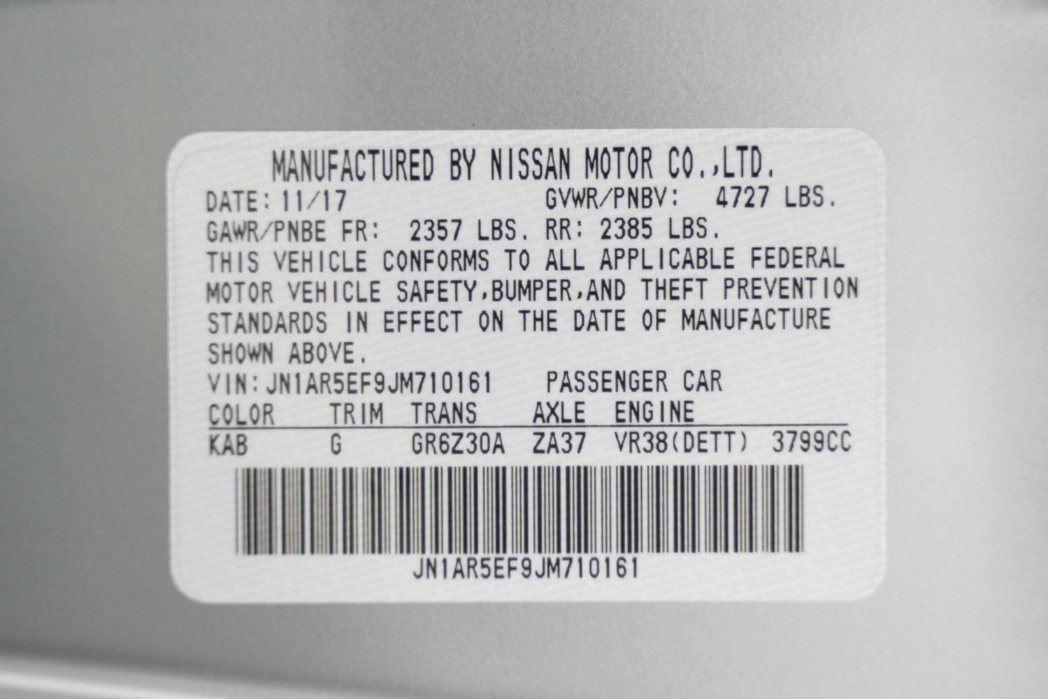 Used 2018 Nissan GT-R NISMO AWD/4WD image 49