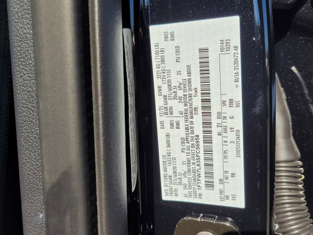 New 2025 Ford F150 Platinum image 17