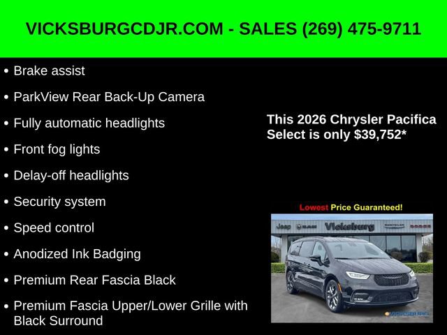 New 2026 Chrysler Pacifica Select image 32