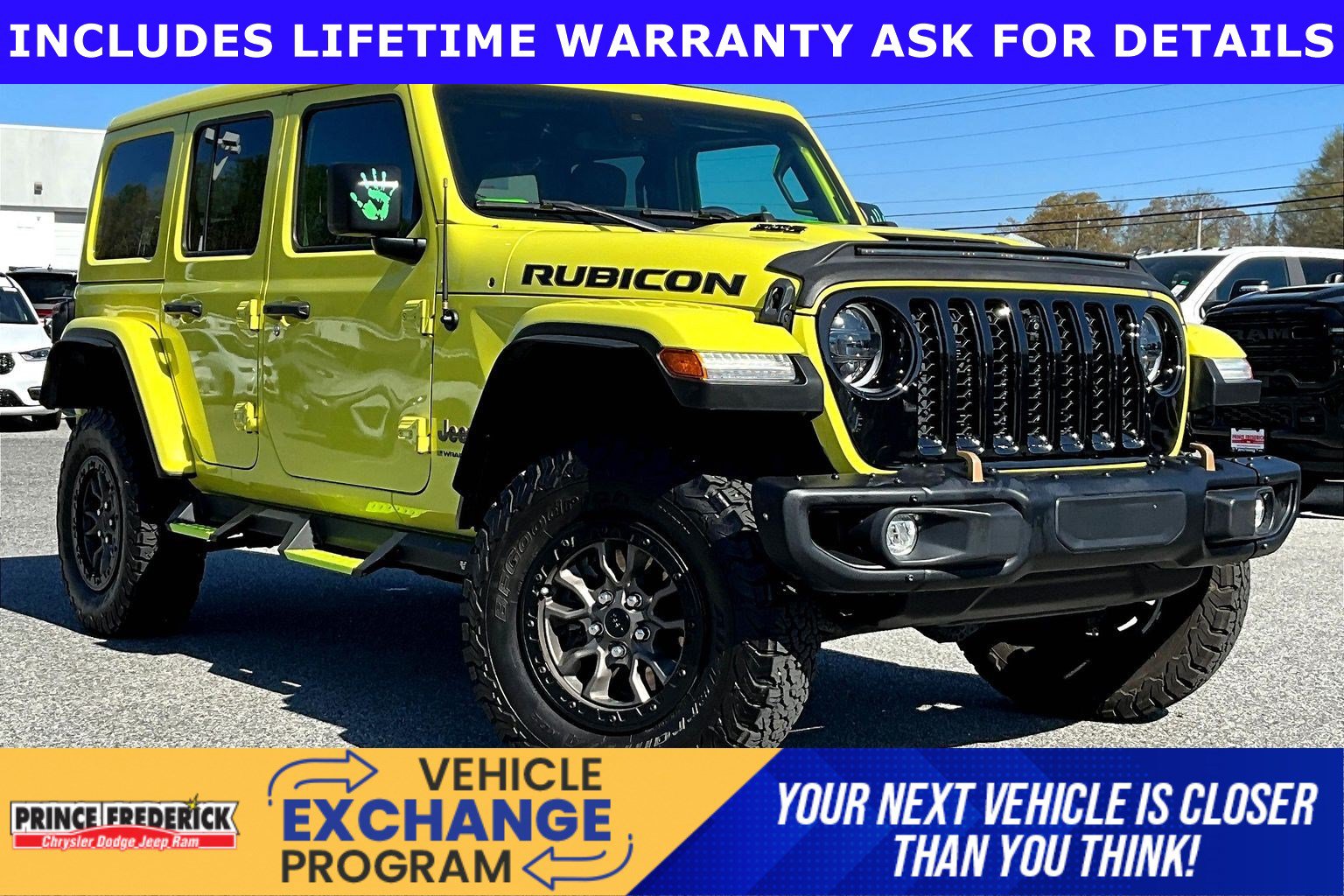 Used 2023 Jeep Wrangler Unlimited Rubicon 392 w/ Xtreme Recon 35" Tire Package AWD/4WD image 1
