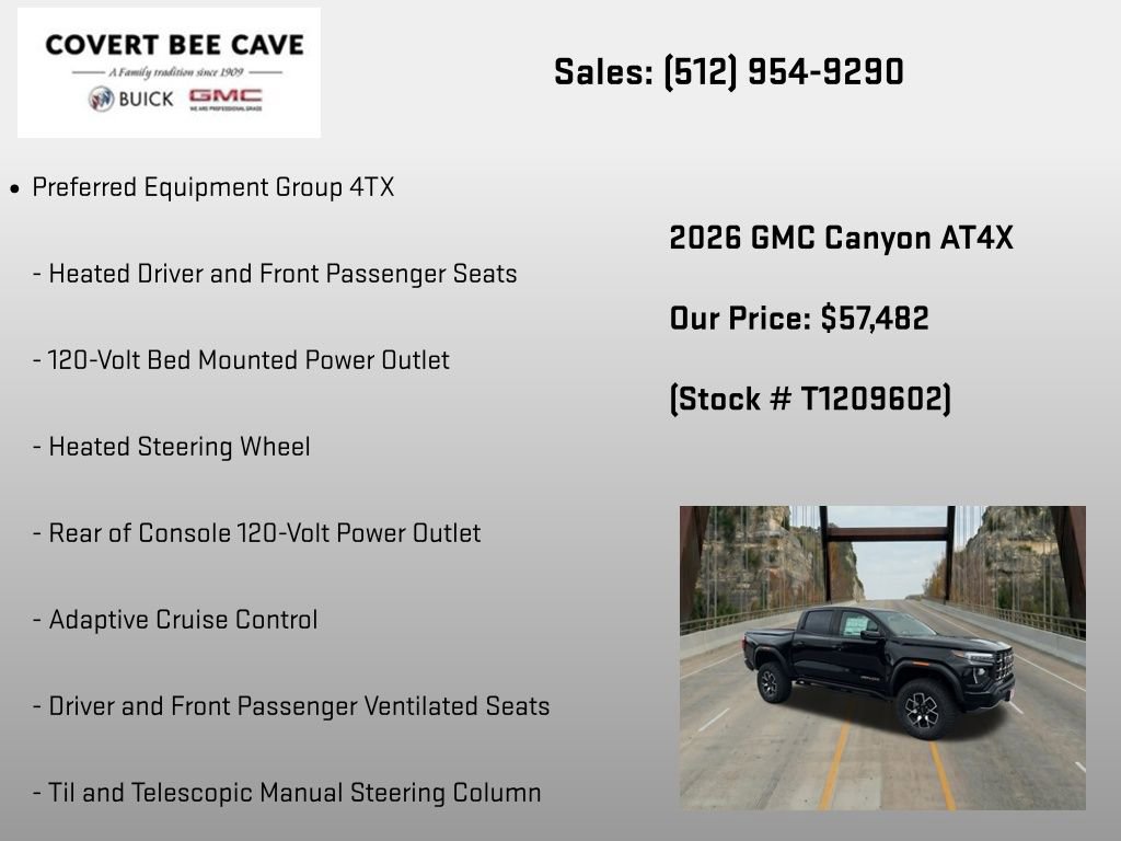 New 2026 GMC Canyon AT4X AWD/4WD image 18