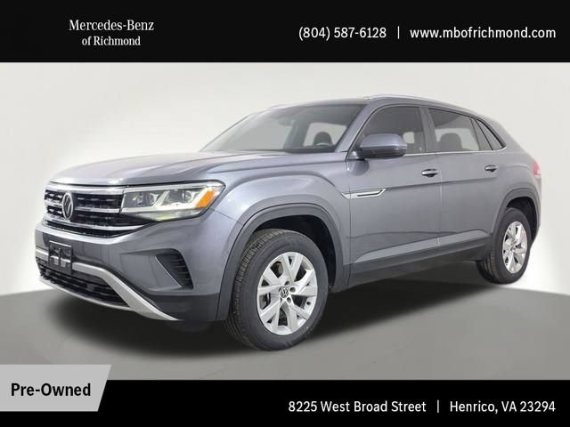 Used 2021 Volkswagen Atlas Cross Sport S w/ Luggage Net & Mats Package FWD image 3