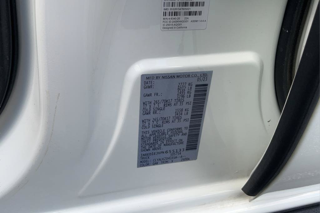 Used 2023 Nissan Frontier Pro-X w/ Tow Package RWD image 26