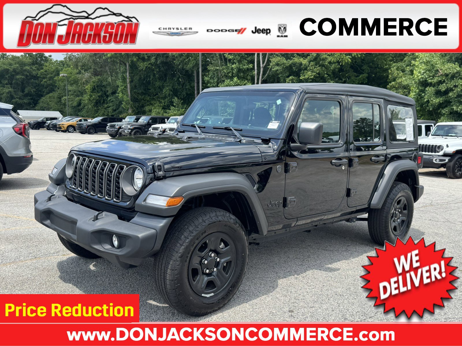 Certified 2025 Jeep Wrangler Unlimited Sport