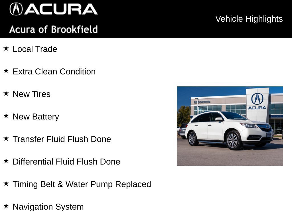 Used 2015 Acura MDX w/ Technology Package AWD/4WD image 4