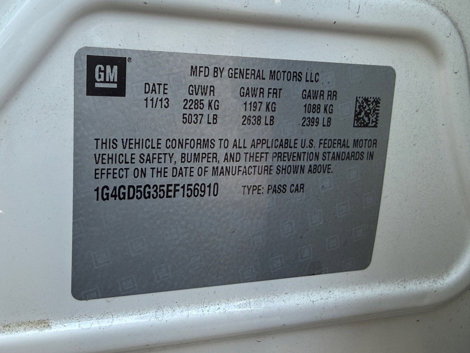 Used 2014 Buick LaCrosse Premium w/ Driver Confidence Package image 8