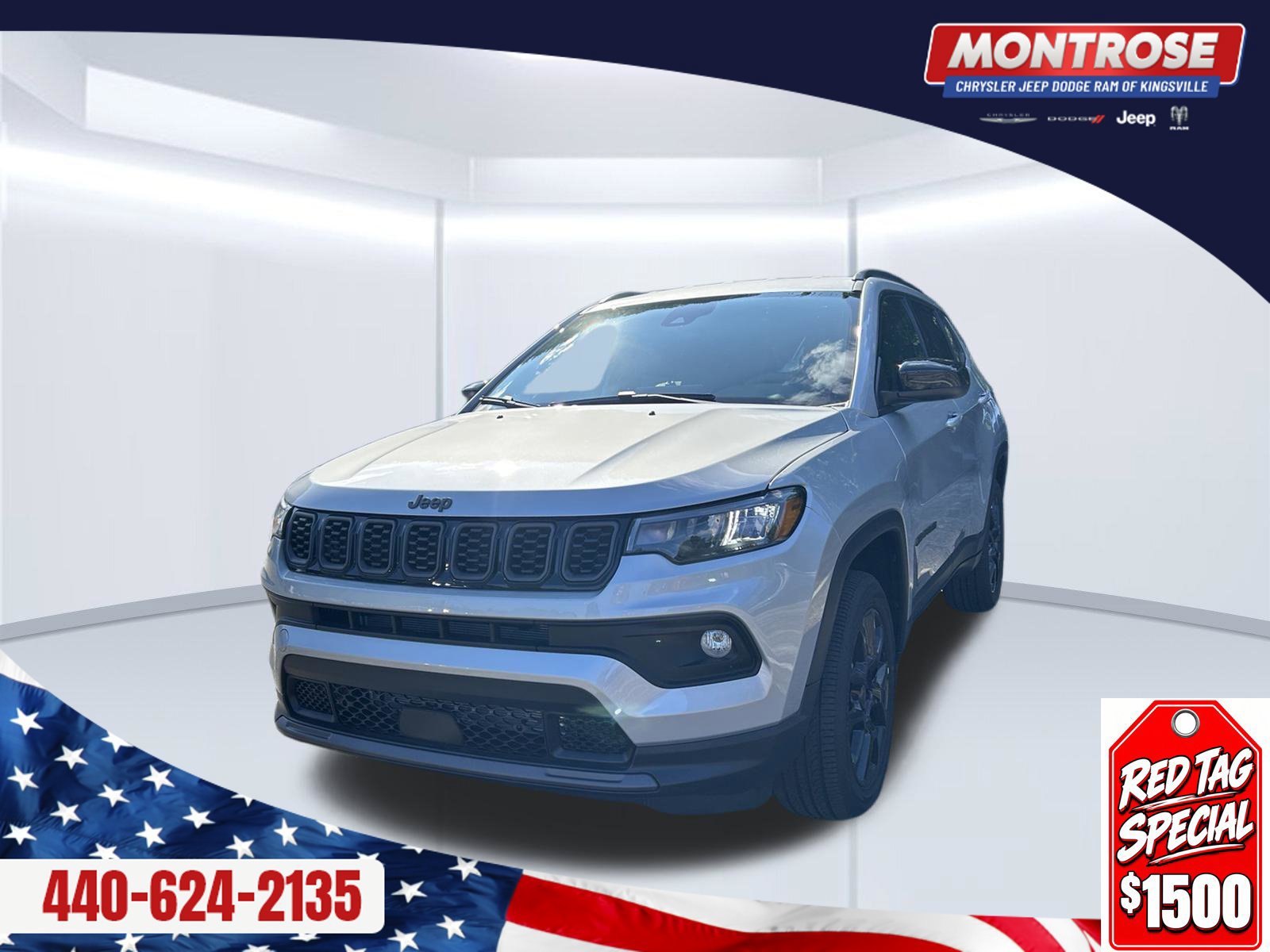 New 2026 Jeep Compass Latitude AWD/4WD 360° Tour