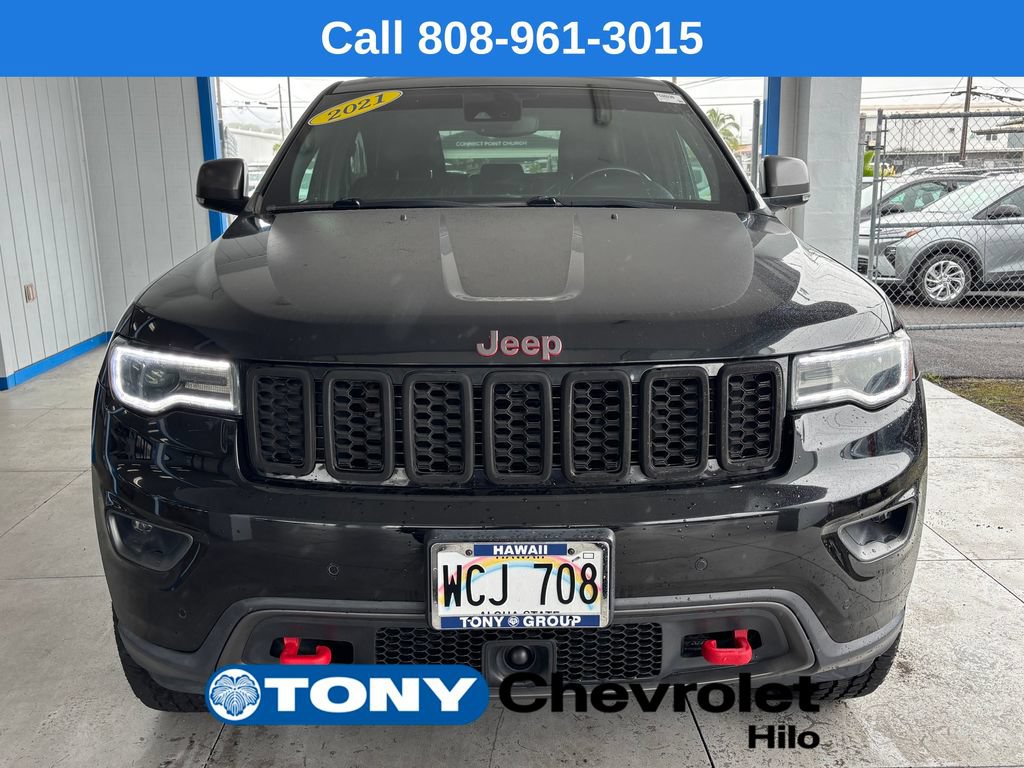 Used 2021 Jeep Grand Cherokee Trailhawk w/ Premium Lighting Group AWD/4WD image 9