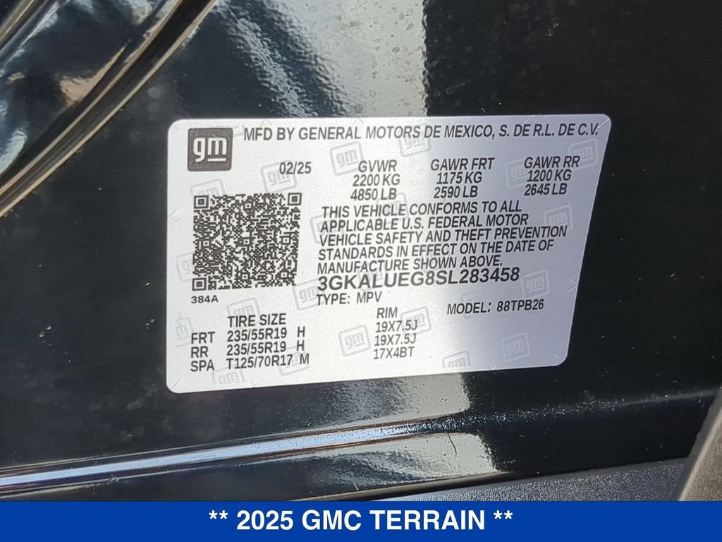 Used 2025 GMC Terrain Elevation w/ Elevation Premium Package AWD/4WD image 25