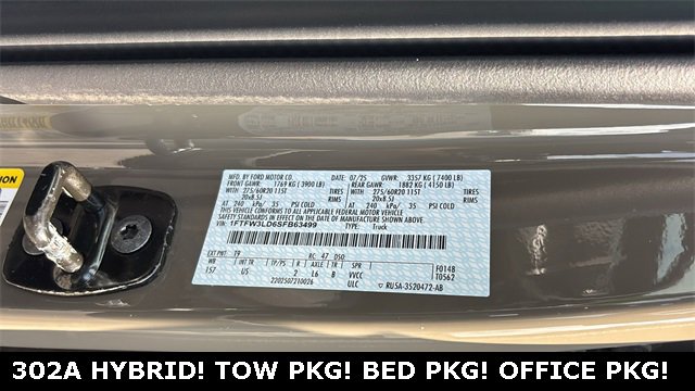 New 2025 Ford F150 XLT w/ Equipment Group 302A MID image 35
