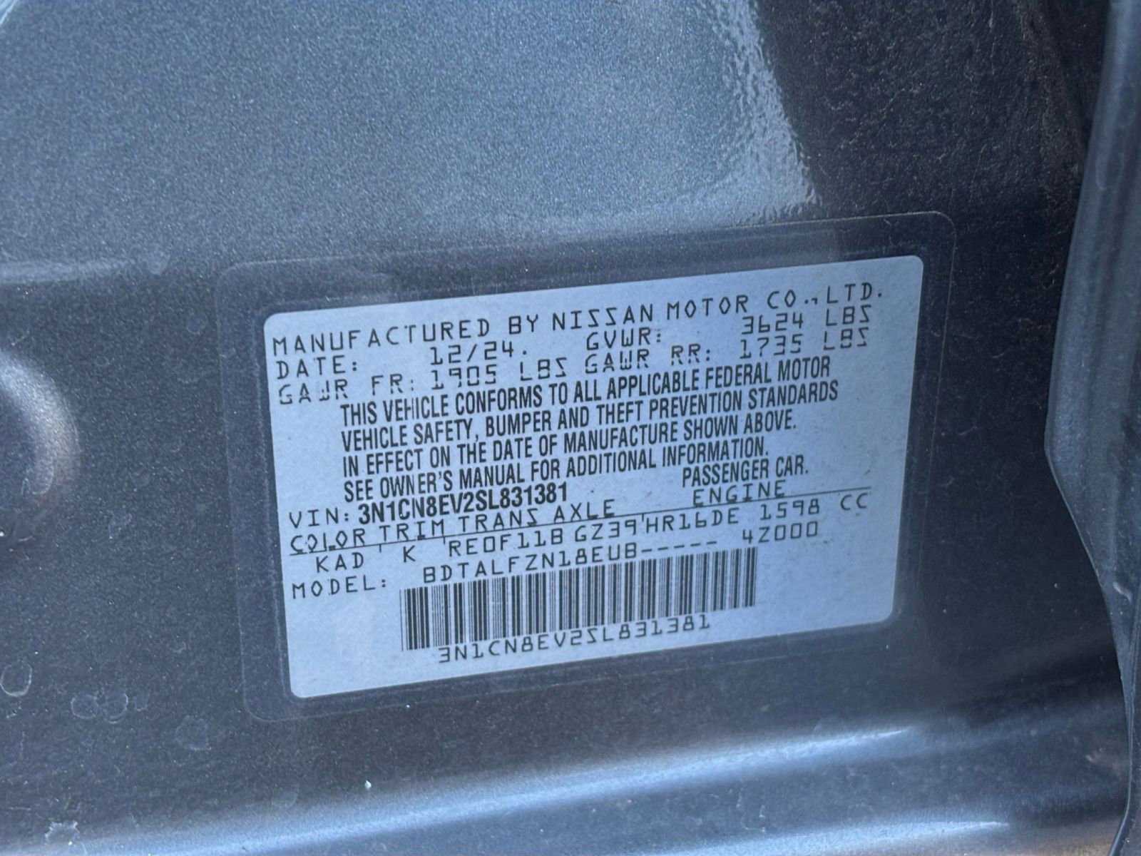 Used 2025 Nissan Versa SV FWD image 27