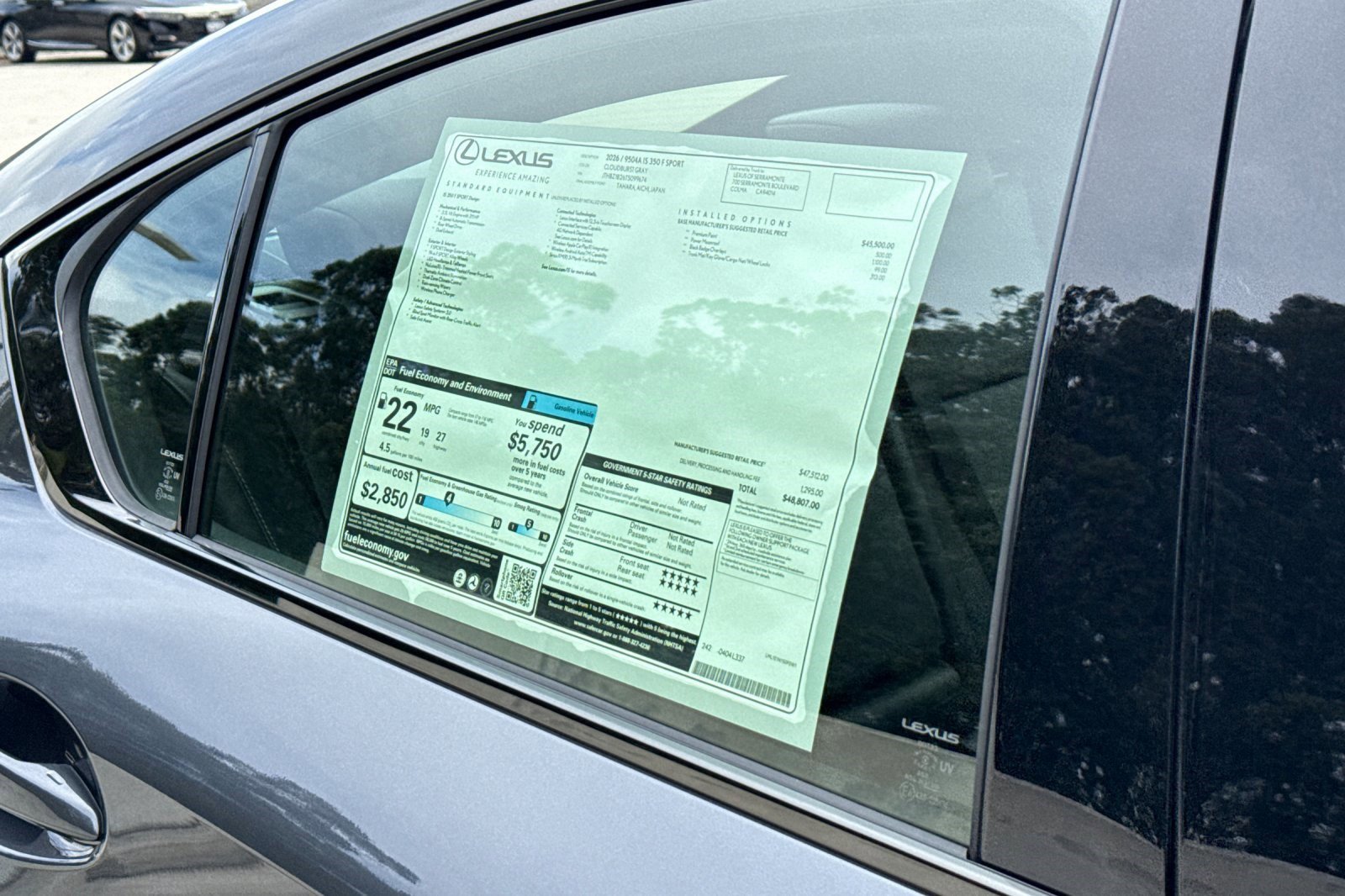 New 2026 Lexus IS 350 F Sport RWD image 28