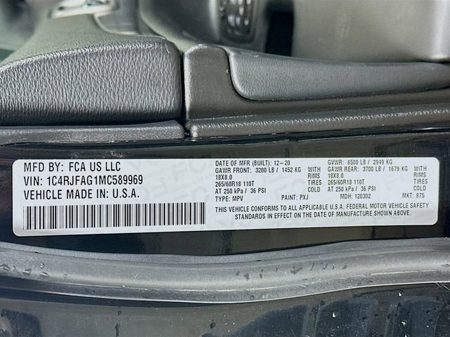 Used 2021 Jeep Grand Cherokee Laredo X image 32