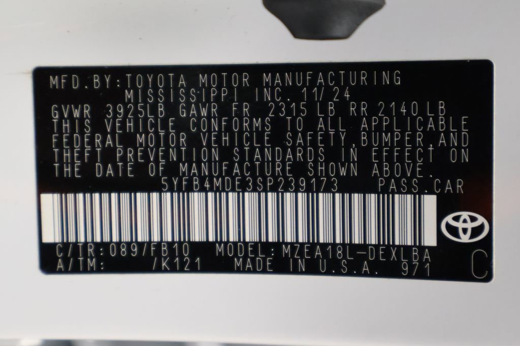 Certified 2025 Toyota Corolla LE FWD image 17