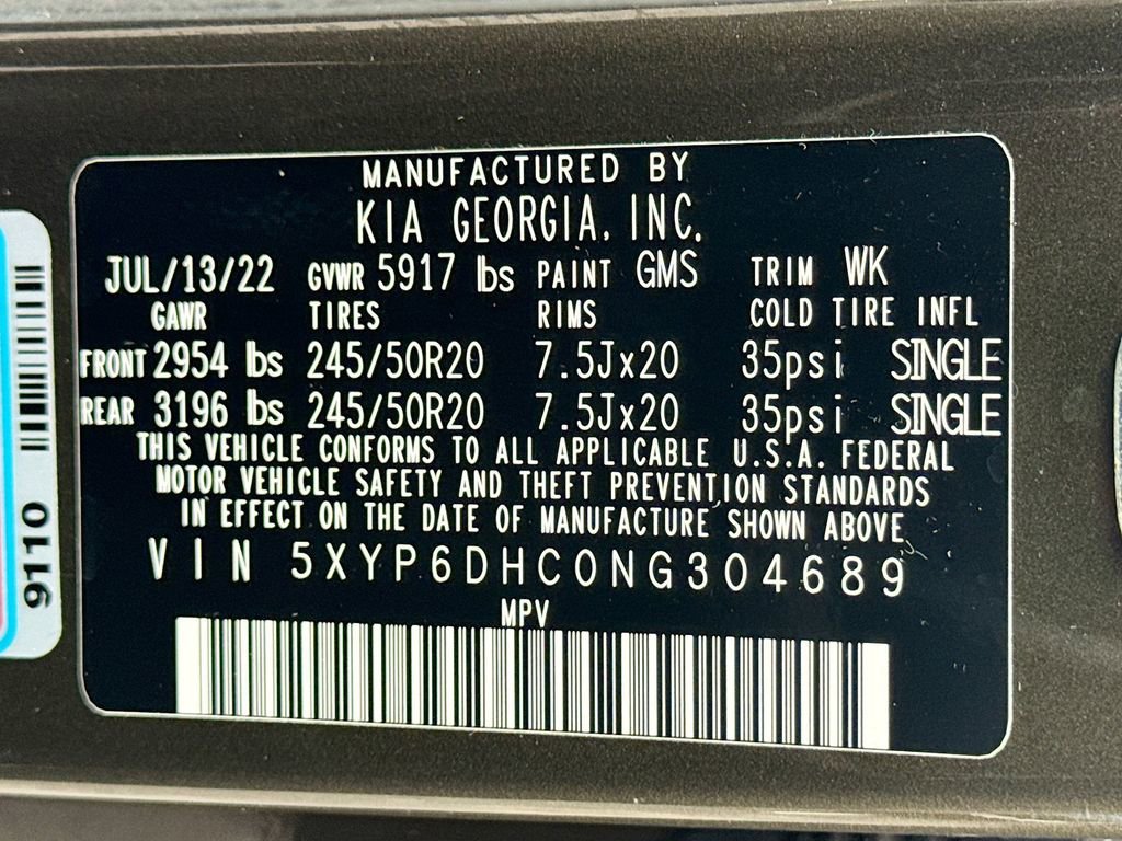 Certified 2022 Kia Telluride S image 37