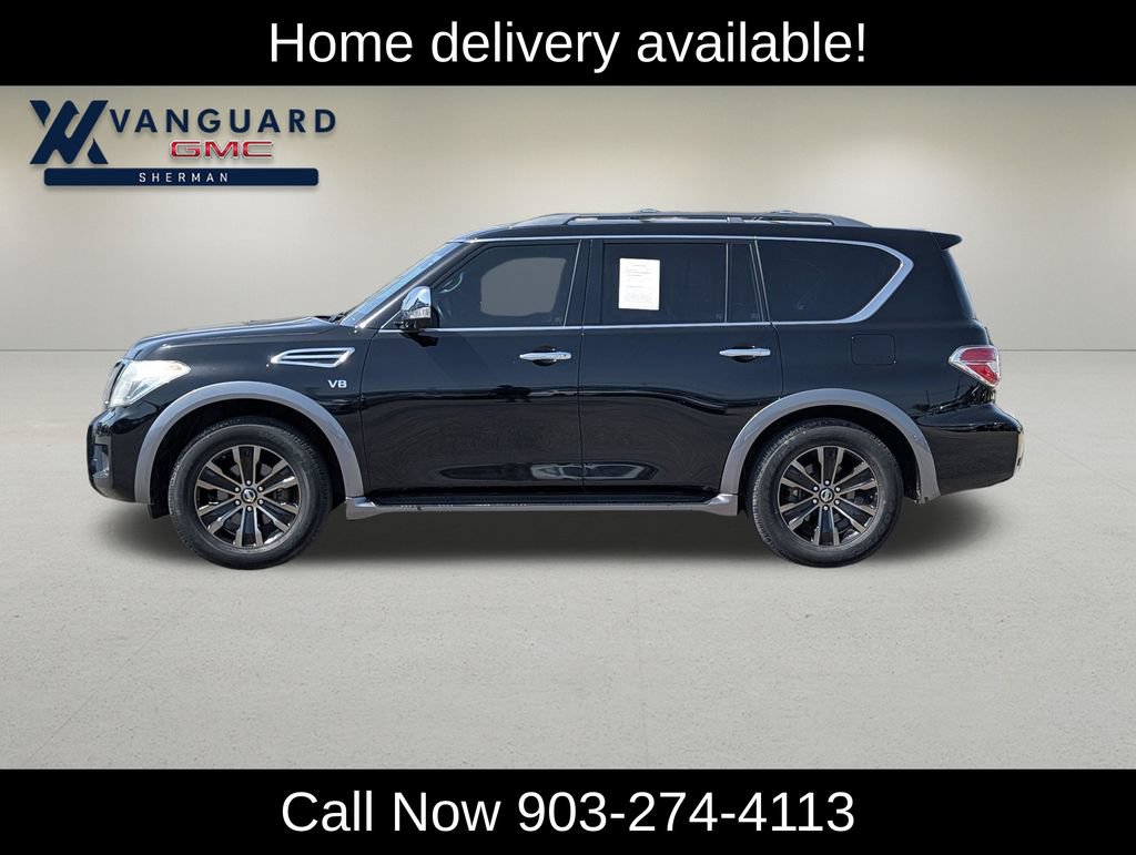 Used 2017 Nissan Armada Platinum w/ Captain Seat Package RWD image 4