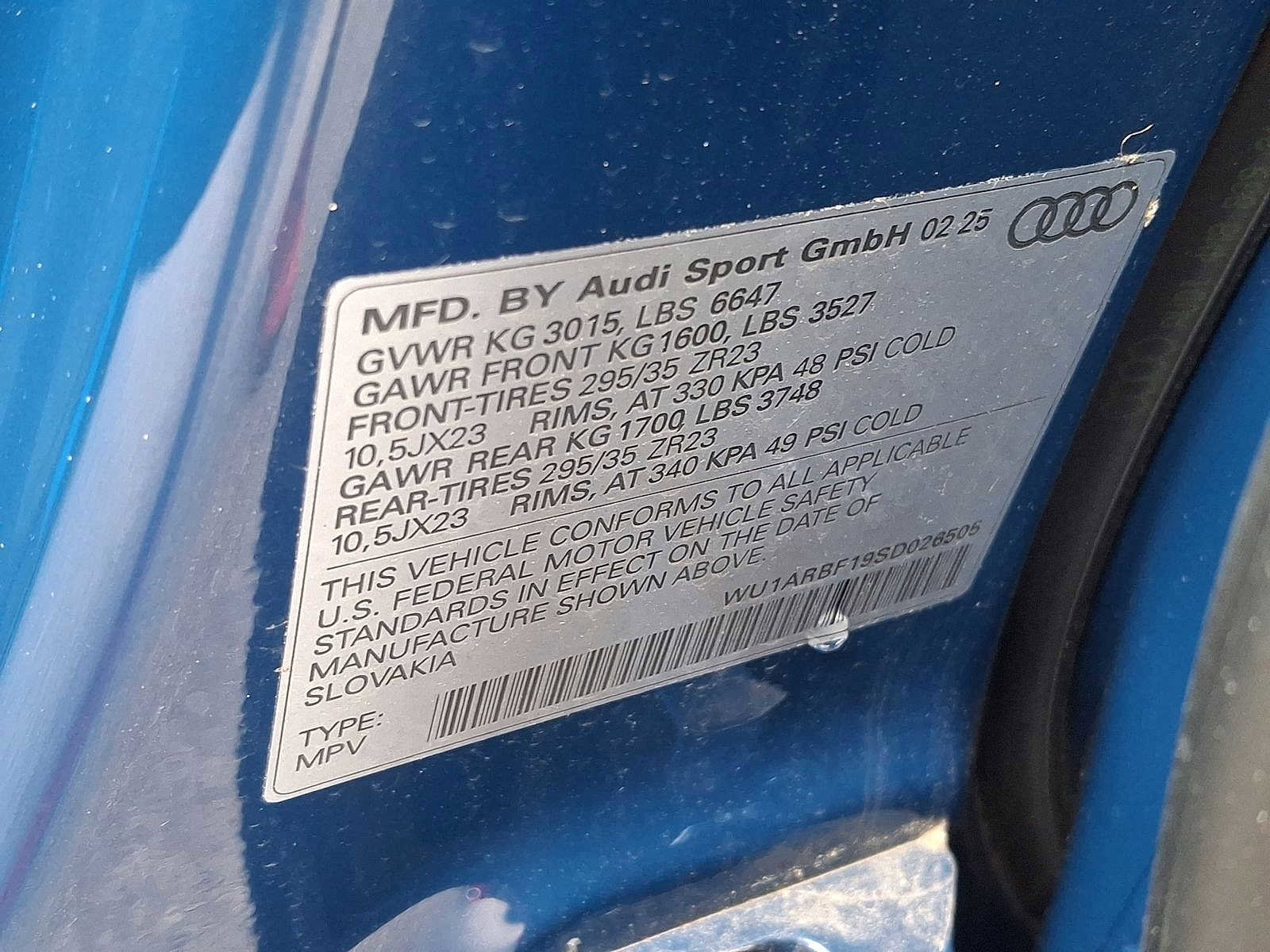 New 2025 Audi RS Q8 performance image 10