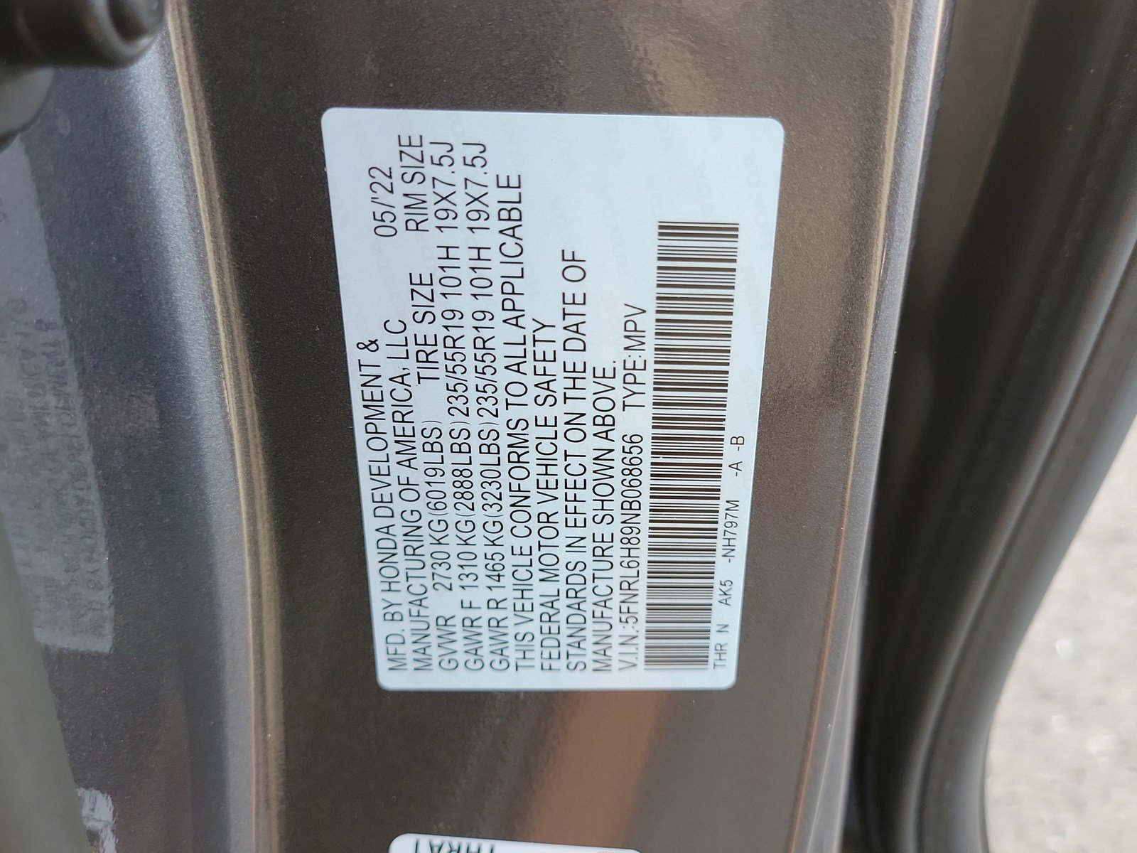 Used 2022 Honda Odyssey Touring image 33