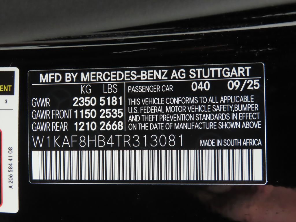 New 2026 Mercedes-Benz C 43 AMG 4MATIC Sedan image 32