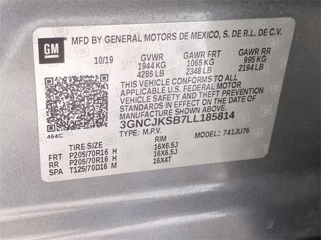 Certified 2020 Chevrolet Trax LS w/ Tint and Cruise Package image 32