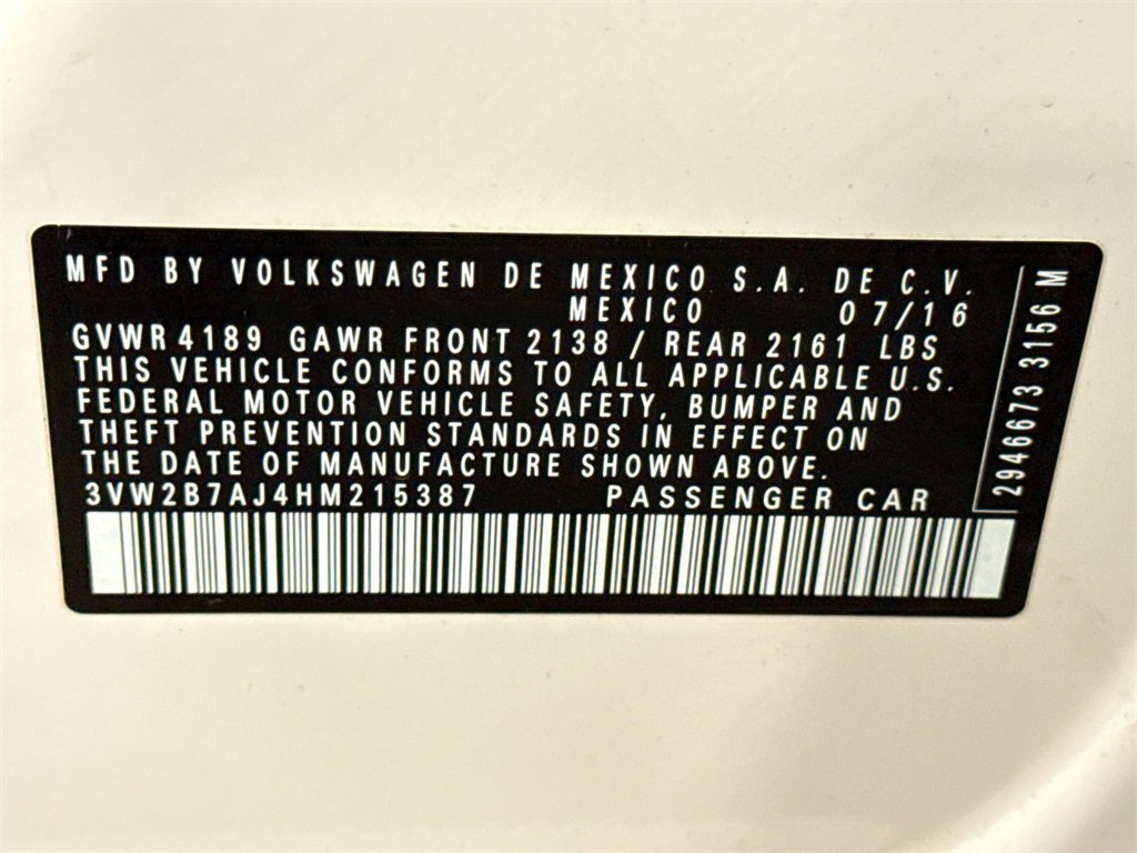 Used 2017 Volkswagen Jetta S image 21