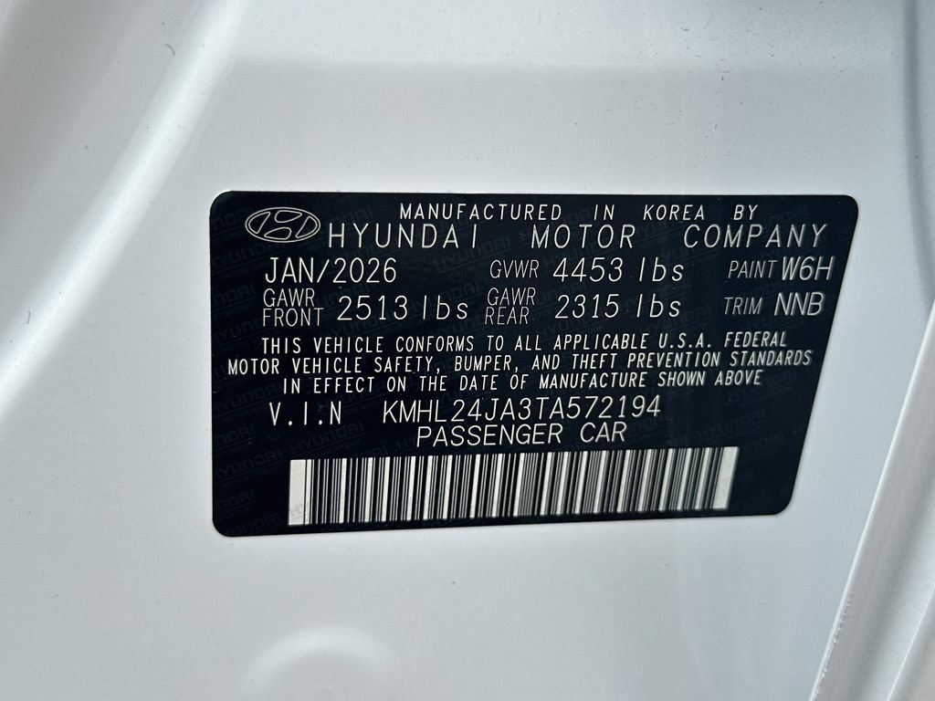 New 2026 Hyundai Sonata SE FWD image 25