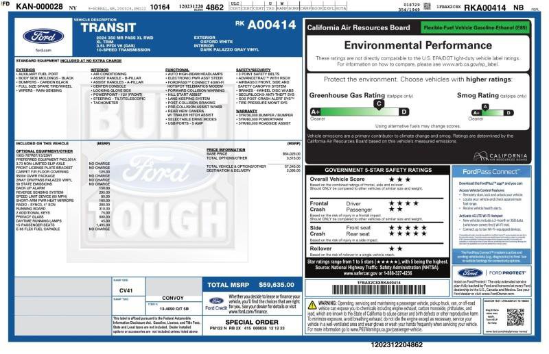 Used 2024 Ford Transit 350 XL image 8
