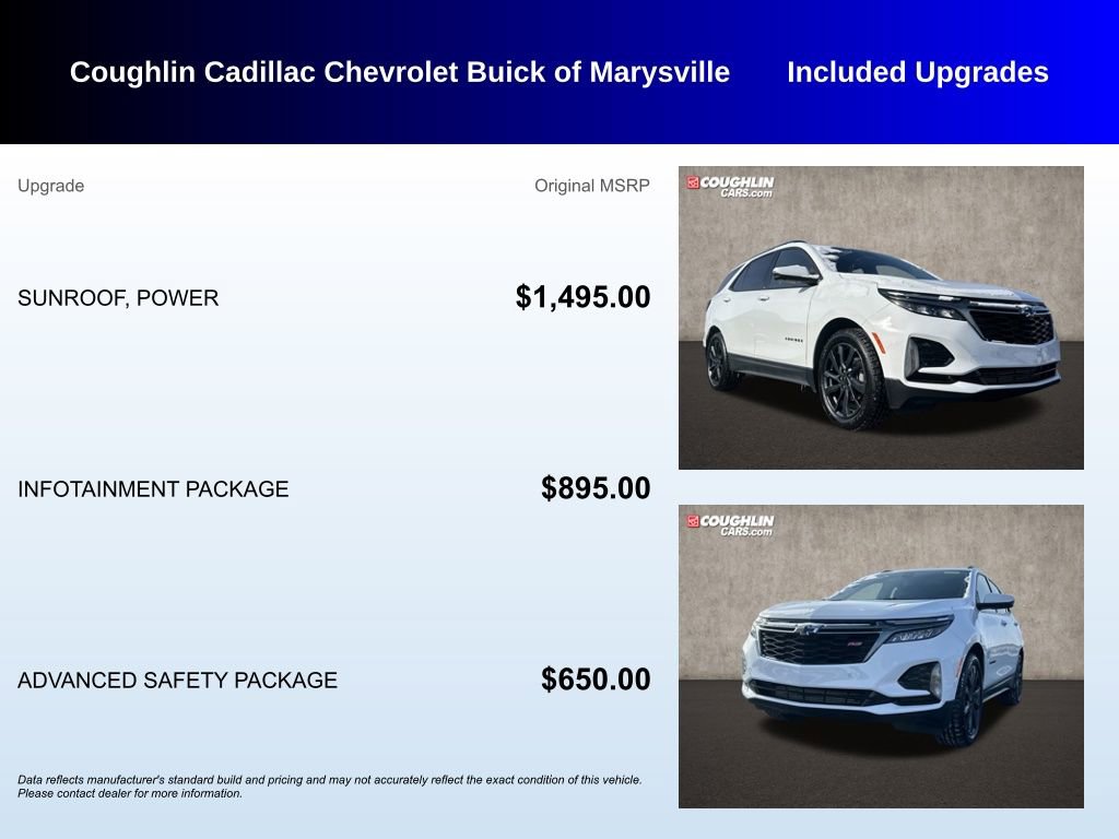 Used 2022 Chevrolet Equinox RS w/ Infotainment Package image 3