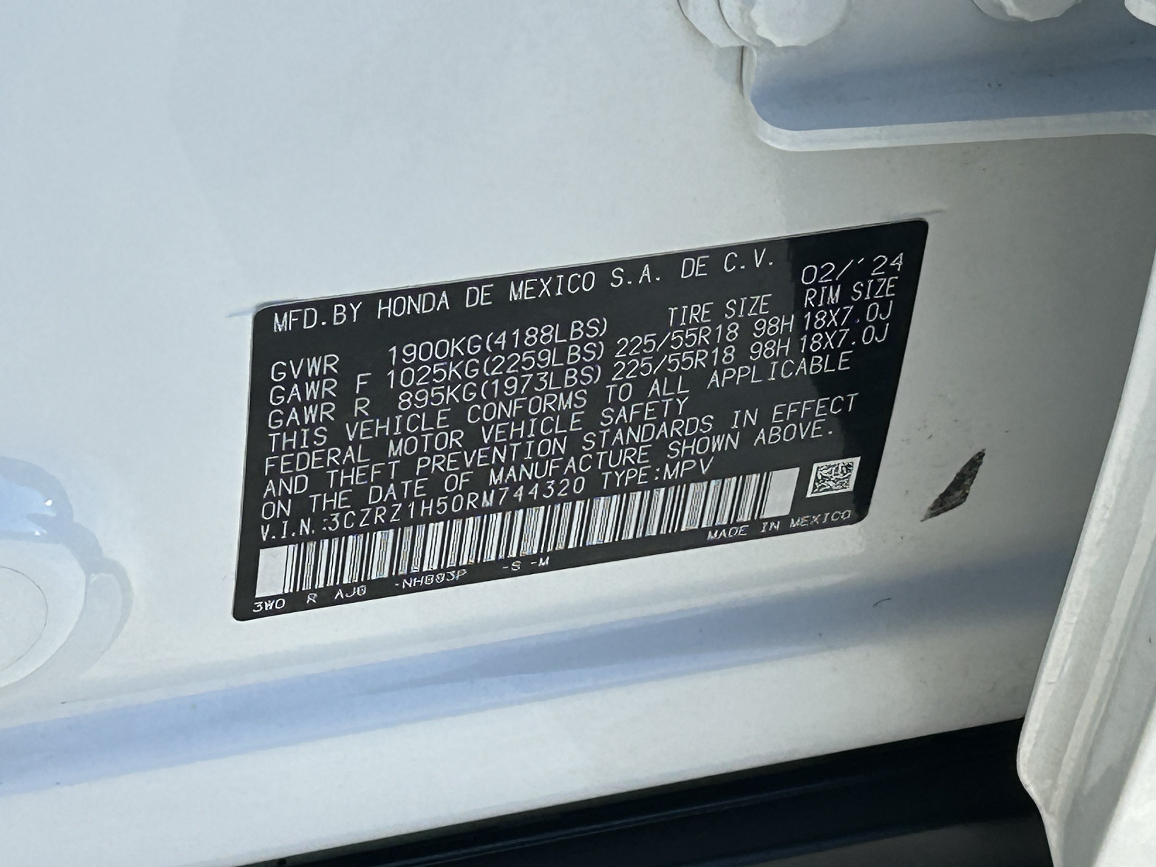 Used 2024 Honda HR-V Sport image 30