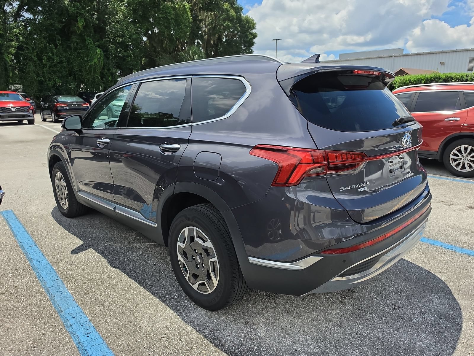 Used 2022 Hyundai Santa Fe Blue AWD/4WD image 6