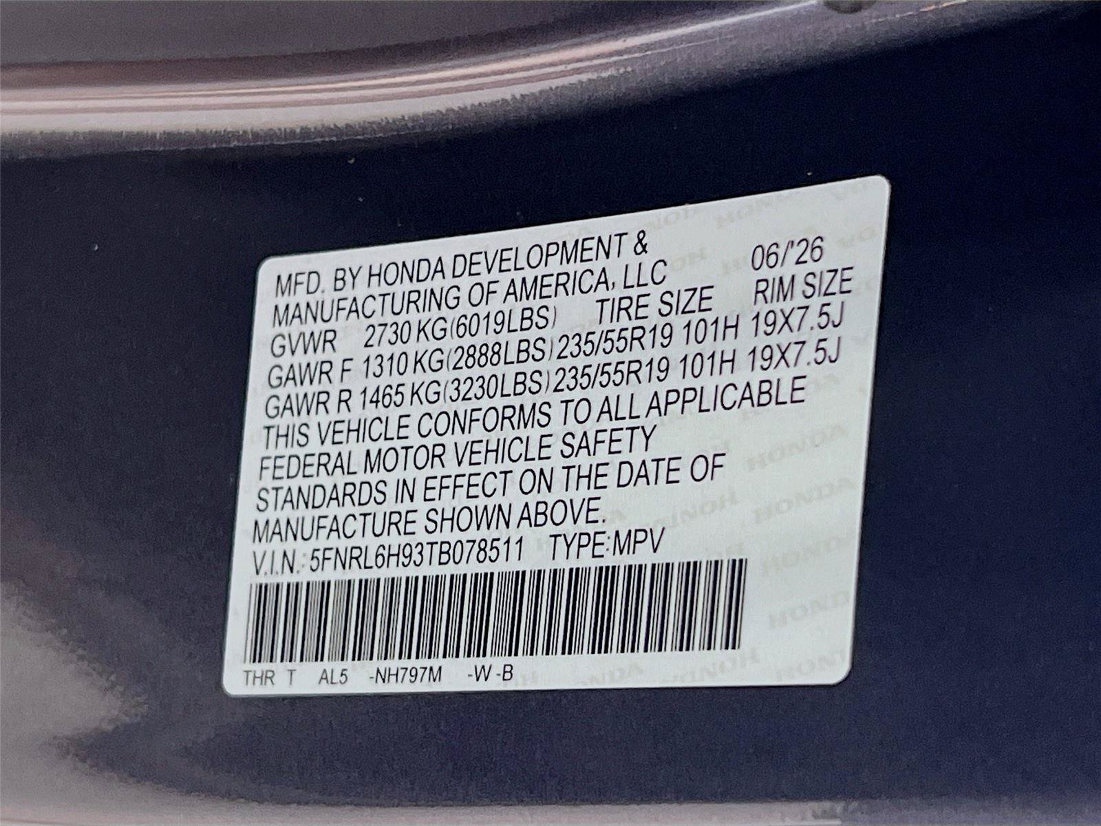 New 2026 Honda Odyssey Elite image 32