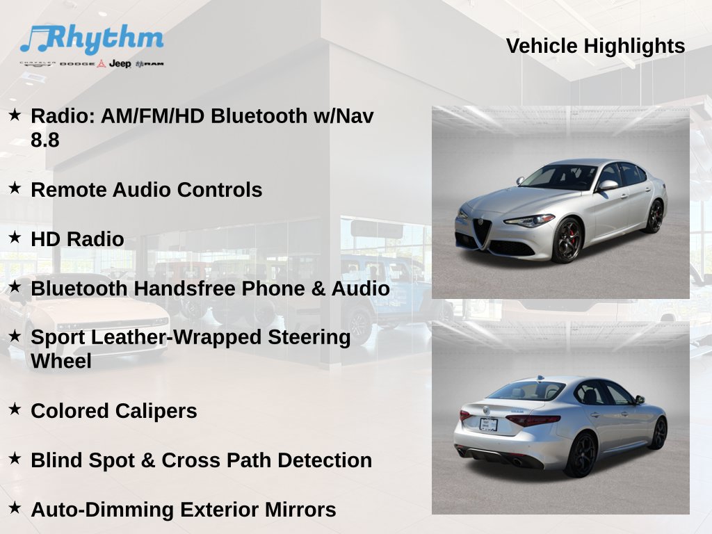 Used 2017 Alfa Romeo Giulia Ti w/ TI 19" Sport Package RWD image 17